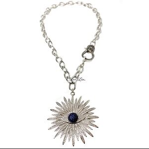 Mega Evil Eye Necklace by Love, Lisa Jewelry NEW